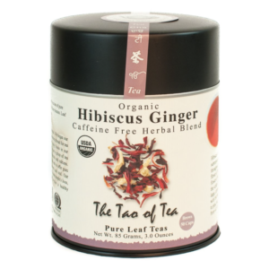 The Tao of Tea, Hibiscus Ginger Tea, Loose Leaf, 3.0 Ounce Tin to make 50 cups