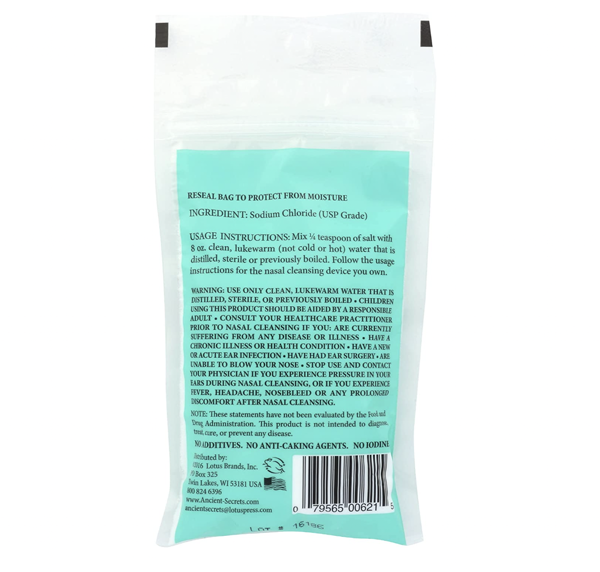 Nasal Cleansing Salts, 8 Ounce - Image 2