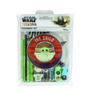 Baby Yoda Star Wars The Mandalorian Office + School Supplies Set in Resealable Pouch