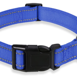 Enhanced Safety and Style: Adjustable Nylon Collar with Reflective Buckle for Your Beloved Canine Companion