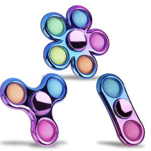 3 Pack Exclusive Pop it Fidget Spinners
