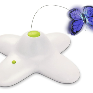 Enhance indoor cats' playtime with the Interactive Butterfly Flutter Bug