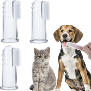 Portable Soft Silicone Dog Cat Tooth Cleaning Brush Pet Finger Toothbrush
